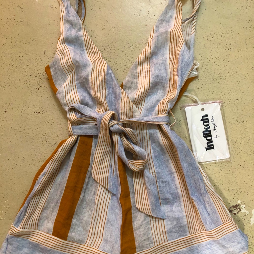 Princess Polly Indikah Women’s Striped Romper - Picture 6 of 16